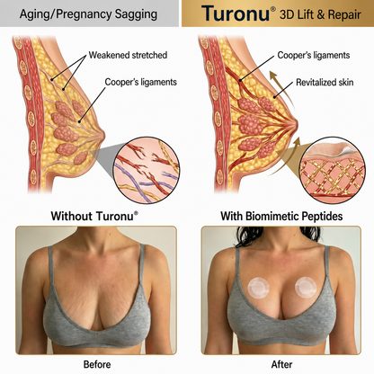 💥Turonu® 👩‍🔬 ナノ微針パッチ バスト専用 バストアップ高機能タイプ💃