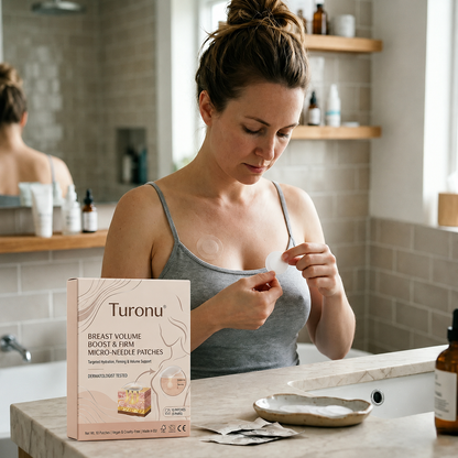 💥Turonu® 👩‍🔬 ナノ微針パッチ バスト専用 バストアップ高機能タイプ💃