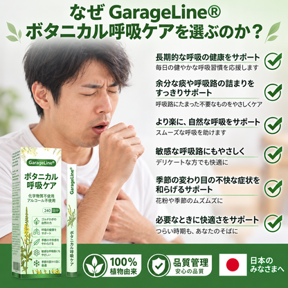 2️⃣GarageLine® ボタニカル マレイン 呼吸ケアディフューザー