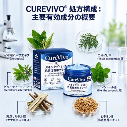 CureVivo® 全身の気になる部位への使用イメージ